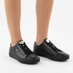 Womens low-top sneakers, eco-leather, white, Big Star RR274749 - Image 5