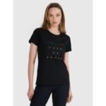 Womens regular printed T-shirt 4F 4FRSS25TTSHF3162-20S