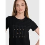 Womens regular printed T-shirt 4F 4FRSS25TTSHF3162-20S - Image 4