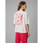Womens regular printed T-shirt 4F 4FRSS26TTSHF3704-11S - Image 2