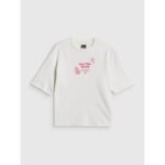 Womens regular printed T-shirt 4F 4FRSS26TTSHF3704-11S - Image 5