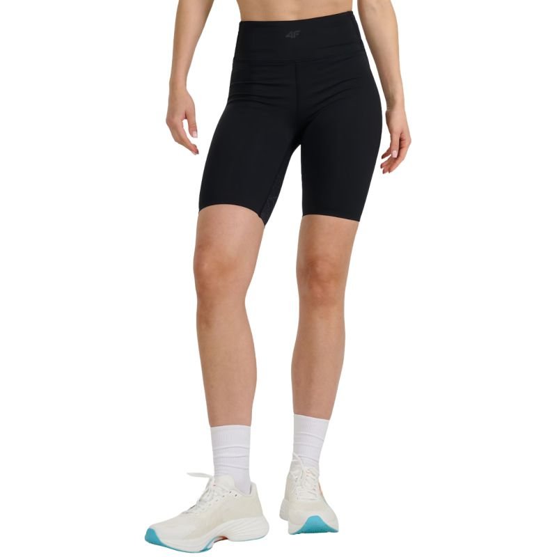 lupin-wear-ca-women-s-short-leggings-4f-fnk-f048-deep-black-4fwaw25tfstf048-20s-1621932 Womens short leggings 4F FNK F048 deep black 4FWAW25TFSTF048 20S - Image 1