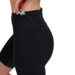 Womens short leggings 4F FNK F048 deep black 4FWAW25TFSTF048 20S - Image 6