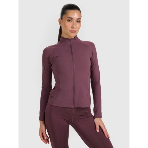 Womens slim quick-drying training sweatshirt 4F 4FRAW25TFSWF0808-81S