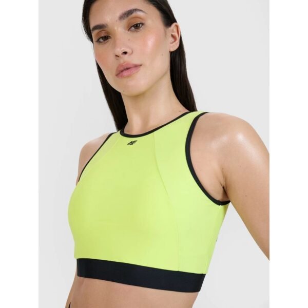 Womens sports bikini top 4F 4FWSS25UBKTF073-45S
