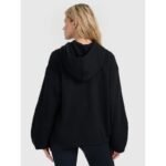 Womens sweatshirt with hood, open, 4F 4FRAW25TSWSF2462-20S - Image 5