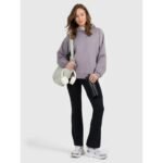 Womens sweatshirt with hood, open, 4F 4FRAW25TSWSF2775-25S - Image 6
