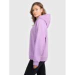 Womens sweatshirt with hood, open, 4F 4FRAW25TSWSF2775-52S - Image 3