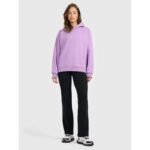 Womens sweatshirt with hood, open, 4F 4FRAW25TSWSF2775-52S - Image 5