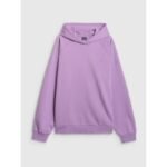 Womens sweatshirt with hood, open, 4F 4FRAW25TSWSF2775-52S - Image 8
