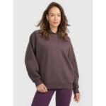 Womens sweatshirt with hood, open, 4F 4FRAW25TSWSF2775-82S