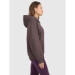 Womens sweatshirt with hood, open, 4F 4FRAW25TSWSF2775-82S - Image 3