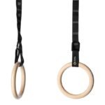 Wooden gymnastic rings with measuring tape HMS TX08 - Image 4
