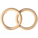Wooden gymnastic rings with measuring tape HMS TX08 - Image 5