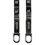 Wooden gymnastic rings with measuring tape HMS TX08 - Image 6