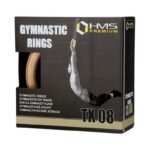Wooden gymnastic rings with measuring tape HMS TX08 - Image 7