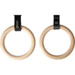 Wooden gymnastic rings with measuring tape HMS TX08 - Image 8