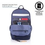 XD DESIGN ANTI-THEFT BACKPACK BOBBY SOFT NAVY BLUE P/N: P705.795 - Image 7