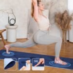 YM10 Dark Blue HMS TPE yoga mat - Image 4