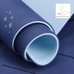 YM10 Dark Blue HMS TPE yoga mat - Image 7