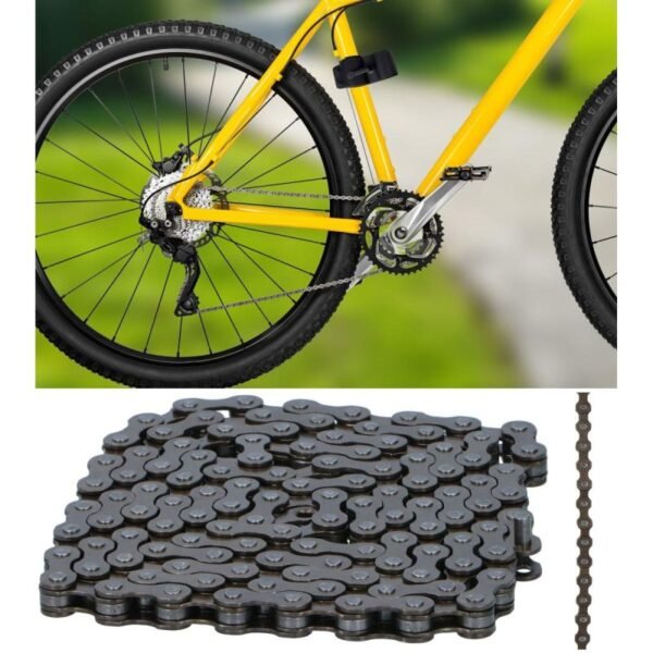 116-Link MTB 7/8-Speed Bicycle Chain 12.7x2.4mm Bicycle Gear