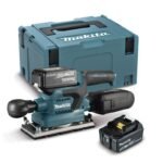 18V MAKITA DBO380RTJ orbital sander 93x185mm 2x5Ah