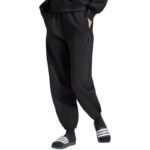 adidas Kit Small Logo Regular Cuffed Womens Pants Black KU7935