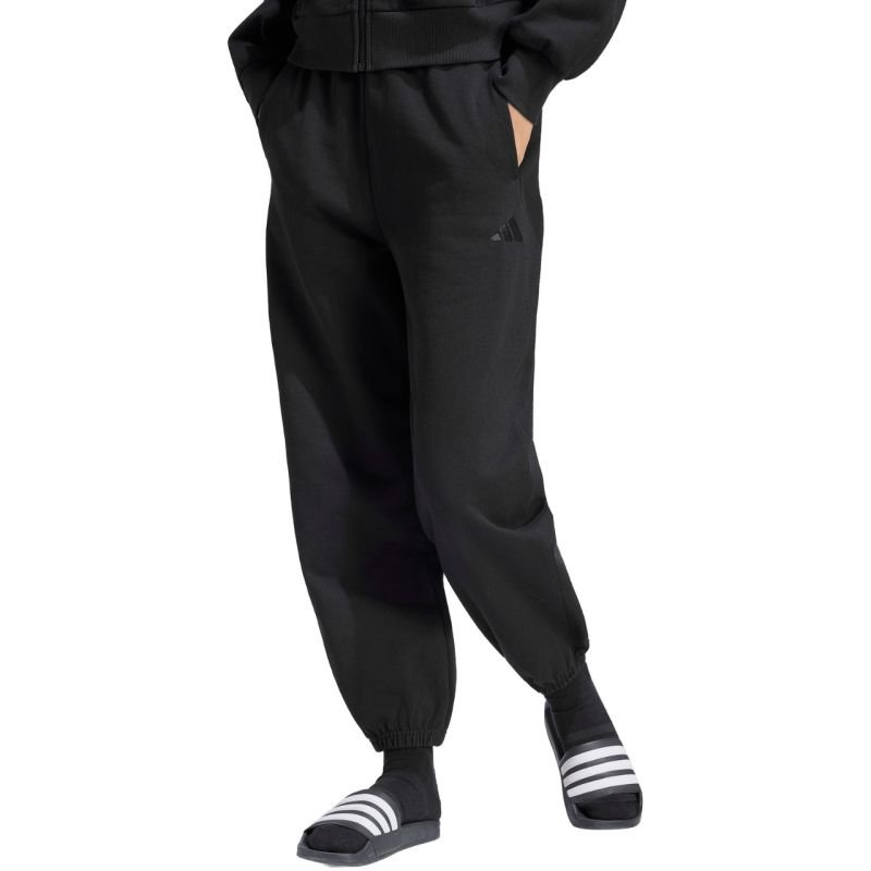 lupin-wear-ca-adidas-kit-small-logo-regular-cuffed-women-s-pants-black-ku7935-3272001 adidas Kit Small Logo Regular Cuffed Womens Pants Black KU7935 - Image 1