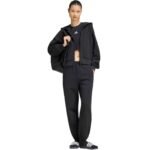adidas Kit Small Logo Regular Cuffed Womens Pants Black KU7935 - Image 6