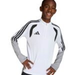 adidas Tiro 26 Competition Training Top for kids, white and gray KA7577 - Image 5