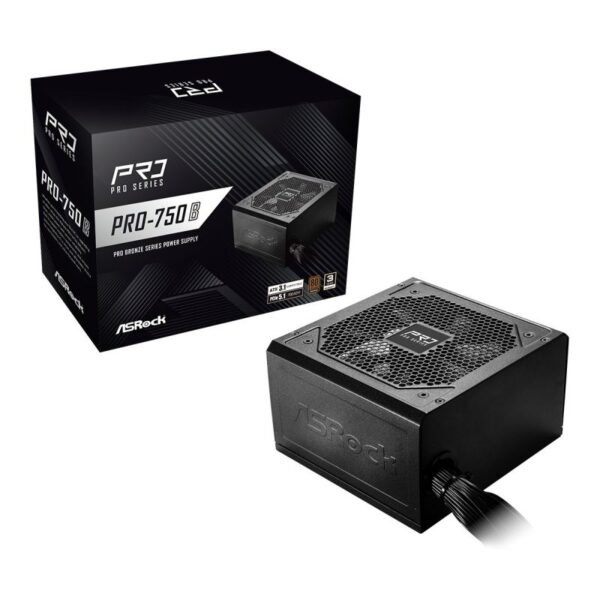 ASRock PRO-750B 750W 80 PLUS Bronze Power Supply