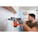 Black Decker BEHS03K 900 RPM SDS Plus Black, Orange - Image 4