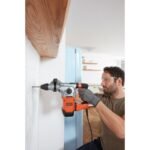 Black Decker BEHS03K 900 RPM SDS Plus Black, Orange - Image 6