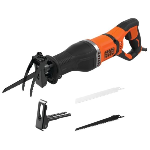 BlackDecker BES301-QS Reciprocating Saw 2800spm 750W (1798340) Black, Orange