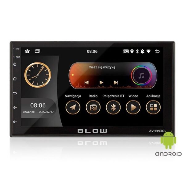 BLOW RADIO AVH-9930 2DIN 7" GPS ANDROID