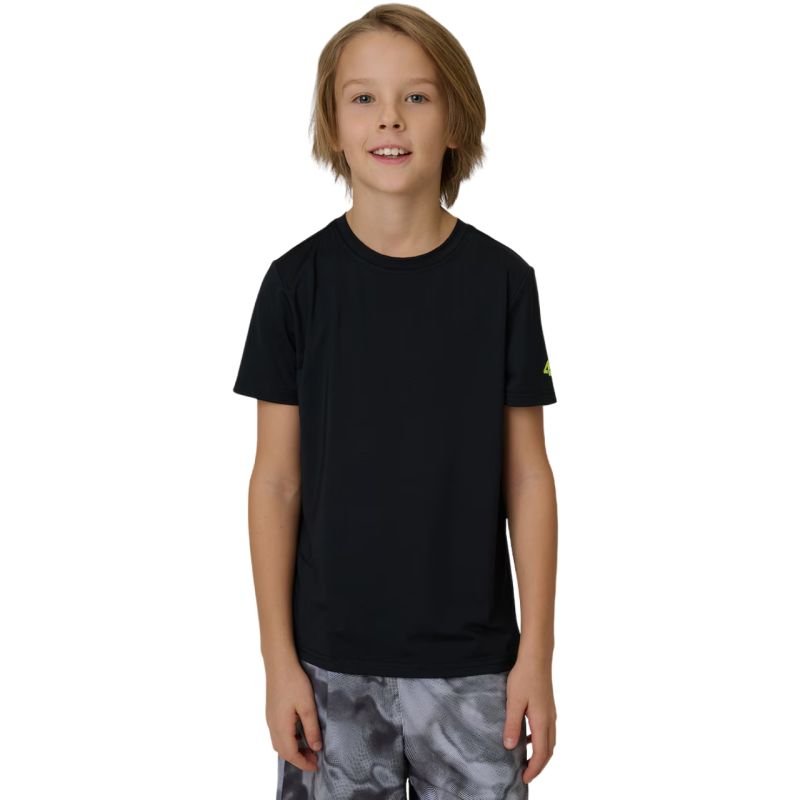 lupin-wear-ca-boy-s-t-shirt-4f-fnk-m1966-deep-black-4fjwss26tftsm1966-20s-3169370 Boys T-shirt 4F FNK M1966 deep black 4FJWSS26TFTSM1966 20S - Image 1