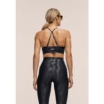 CASALL Sleek Strappy Sports Bra Printed Black - Image 4