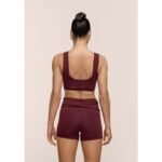 CASALL Sublime Fling Bralette Sports Bra, Burgundy - Image 4
