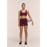 CASALL Sublime Fling Bralette Sports Bra, Burgundy - Image 6
