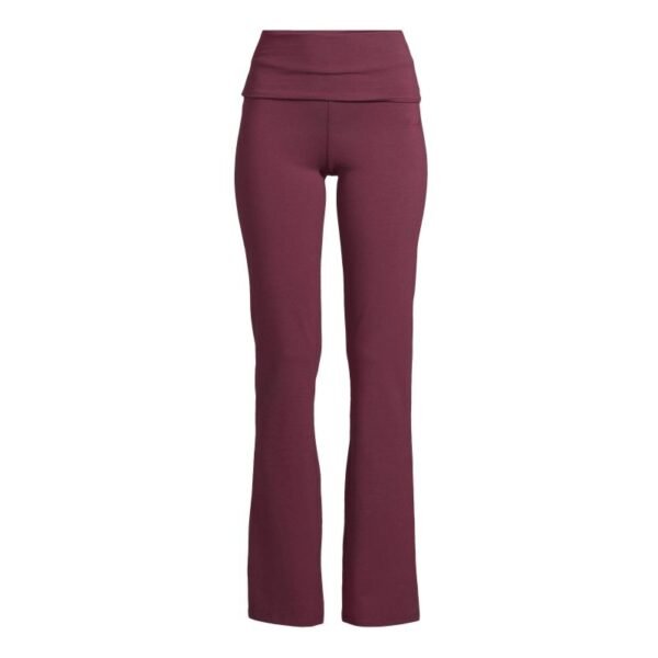 CASALL Sublime Folded Flare Pants, Burgundy