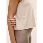 CASALL Womens Graphic Tank, Beige - Image 2