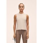 CASALL Womens Graphic Tank, Beige