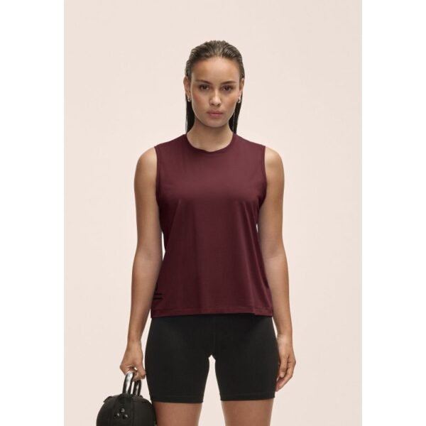 CASALL Womens Graphic Tank Burgundy