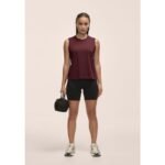 CASALL Womens Graphic Tank Burgundy - Image 4