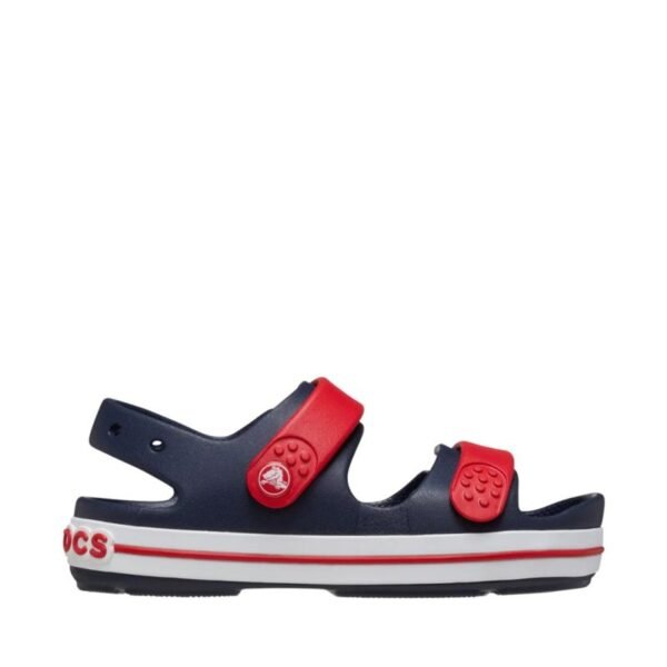 Crocs Crocband Cruiser childrens sandals navy blue and red 209423 4OT 30-31