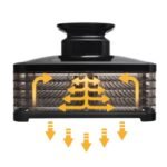 ELDOM DRYER FOR MUSHROOMS, VEGETABLES AND FRUIT SG520 400W TEMP. REGULATION 35-70 DEGREES, 5 LARGE TRAYS 32X25 CM, TIMER 05-24 H - Image 4