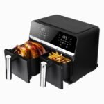 ELDOM FAT-FREE FRYER FR200 9 L, 2200W, TWO INDEPENDENT DRAWERS, 8 PROGRAMS, LED DISPLAY, TEMP. 80°C–200°C - Image 2