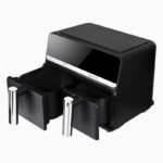 ELDOM FAT-FREE FRYER FR200 9 L, 2200W, TWO INDEPENDENT DRAWERS, 8 PROGRAMS, LED DISPLAY, TEMP. 80°C–200°C