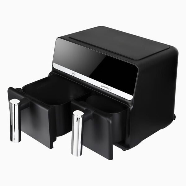 ELDOM FAT-FREE FRYER FR200 9 L, 2200W, TWO INDEPENDENT DRAWERS, 8 PROGRAMS, LED DISPLAY, TEMP. 80°C–200°C