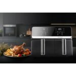 ELDOM FAT-FREE FRYER FR200 9 L, 2200W, TWO INDEPENDENT DRAWERS, 8 PROGRAMS, LED DISPLAY, TEMP. 80°C–200°C - Image 8